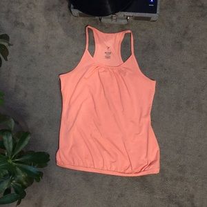 Orange workout tank